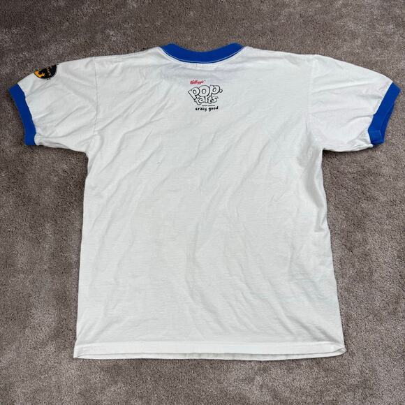Vtg Kelloggs Pop Tarts Ringer Tee The Great Fruit Escape Promo Commercial Size M - Picture 3 of 4